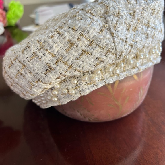 NWT Maison Michel/Chanel Inspired Tweed Beret - Picture 7 of 10